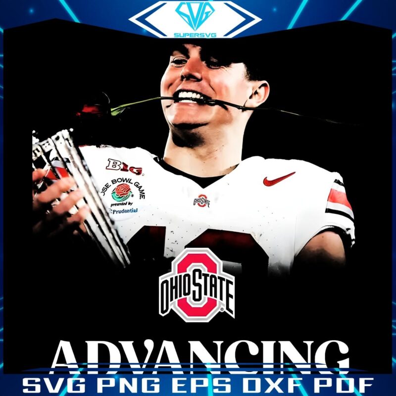 Will Howard Ohio State Buckeyes Football Rose Bowl PNG