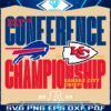2024 AFC Showdown Bills vs Chiefs SVG