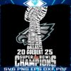 2025 Super Bowl Champs Philadelphia Eagles Trophy in PNG