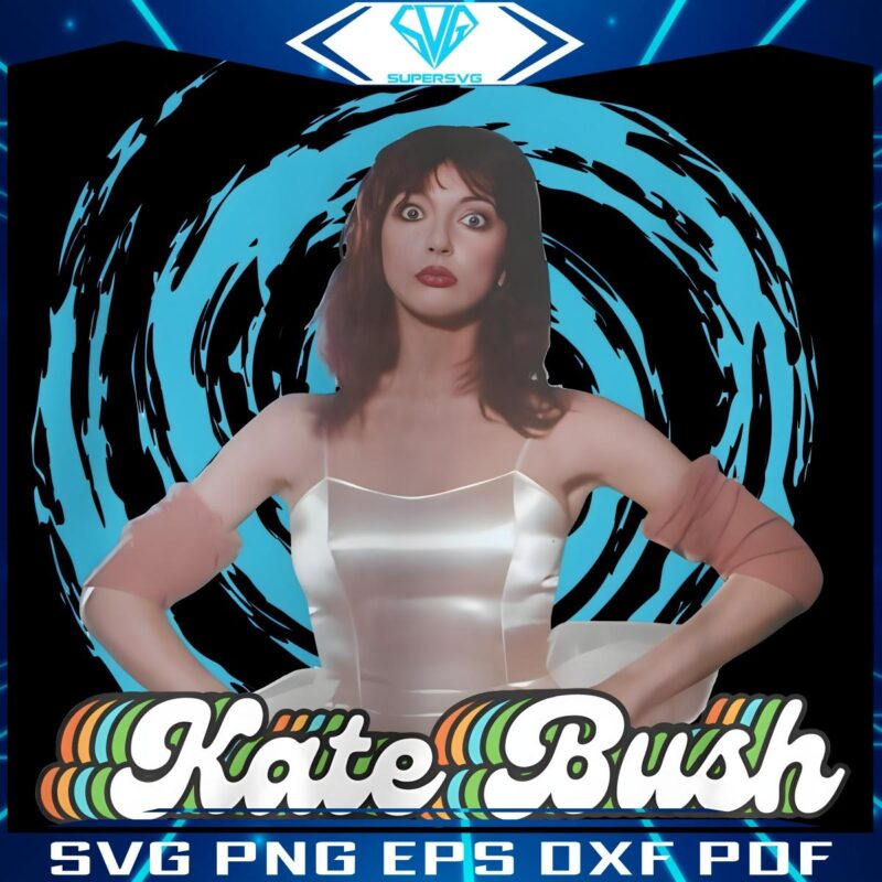 80s Retro Vibes Vintage Kate Bush PNG