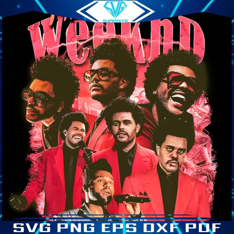 90s Vibe The Weeknd After Hours in Retro PNG