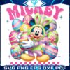 Adorable Pink Easter Mickey PNG Cartoon Charm in SVG