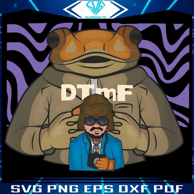 Bad Bunnys DTMF Frog Album Vibrant PNG Magic