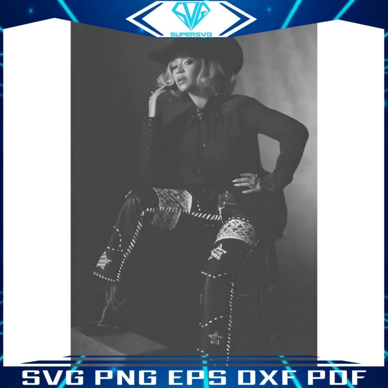 Beyonce as Cowboy Carter Stunning PNG Art