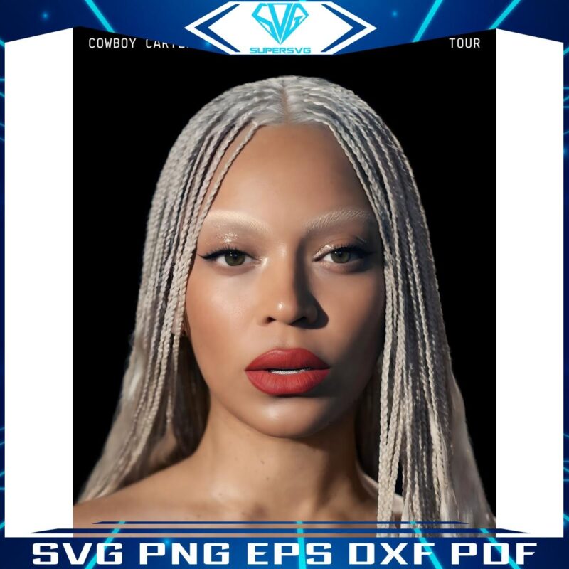 Beyoncés 2025 Cowboy Carter Tour Portrait in PNG