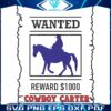 Beyoncés Retro Cowboy Poster PNG Wanted Edition