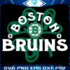 Boston Bruins St Paddys Day Shamrock SVG