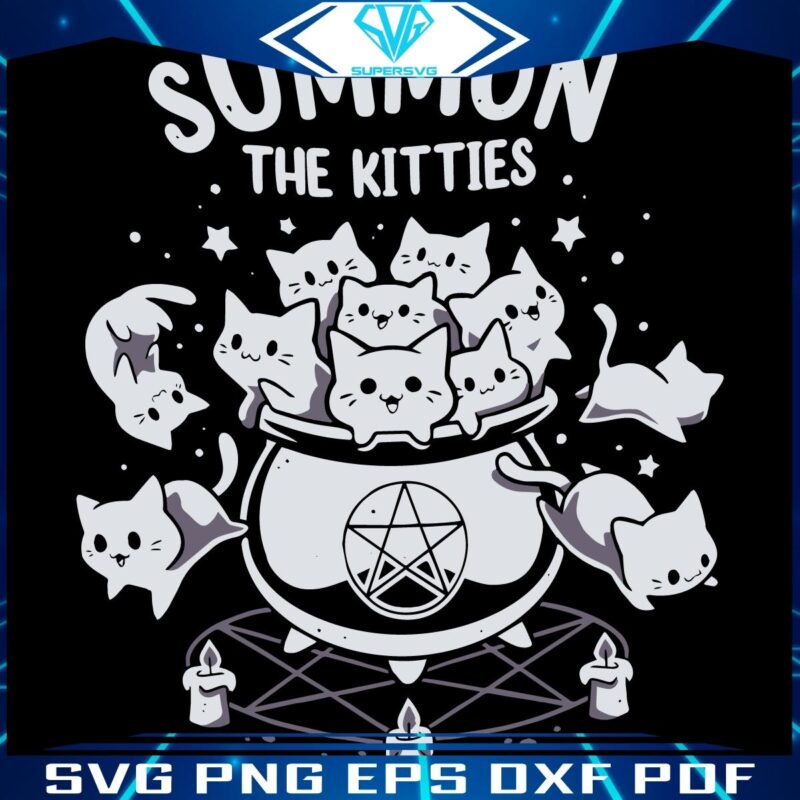 Call the Kitties Cat Lovers SVG Design