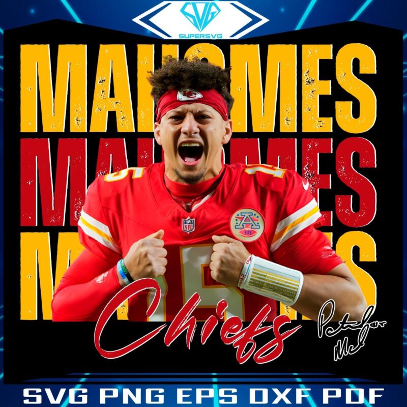 Classic Patrick Mahomes 15 Kansas City Chiefs PNG