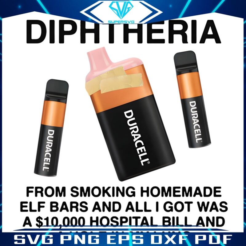 Diphtheria Humor Hilarious PNG Quote