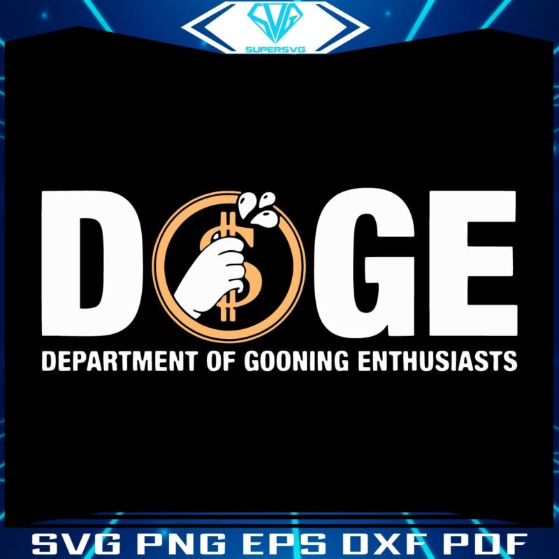Doge Gooning Enthusiasts Parody SVG Design