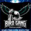 Eagles Bird Gang Super Bowl Champs Trophy SVG