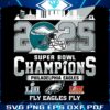 Eagles Soar LIX Super Bowl 2025 Champs SVGPNG