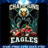 Eagles Soar to Super Bowl LIX Victory Mascot PNG