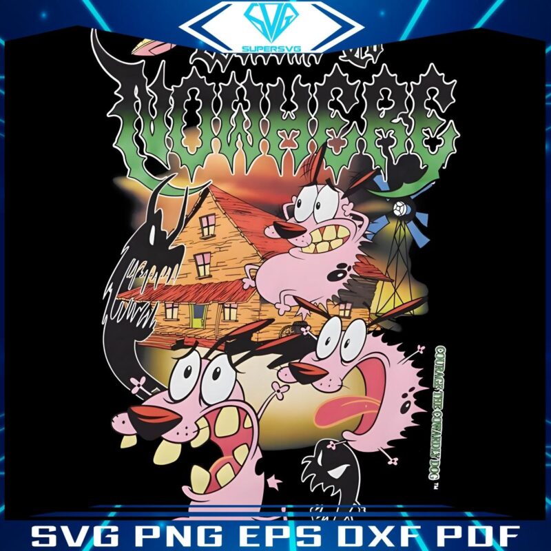 Enter Nowhere Courage the Cowardly Dog Cartoon PNG