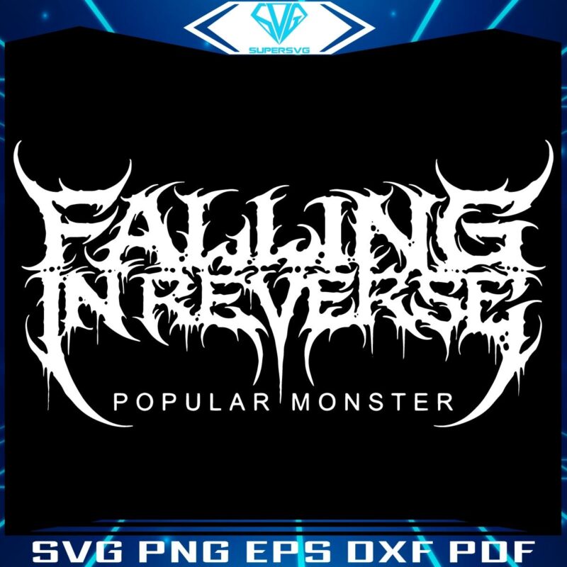 Falling In Reverse Popular Monster Rock Band Logo SVG