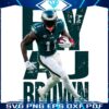 Fly High AJ Brown Eagles Super Bowl LIX PNG