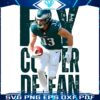 Fly High with Cooper DeJean Eagles Super Bowl LIX SVGPNG
