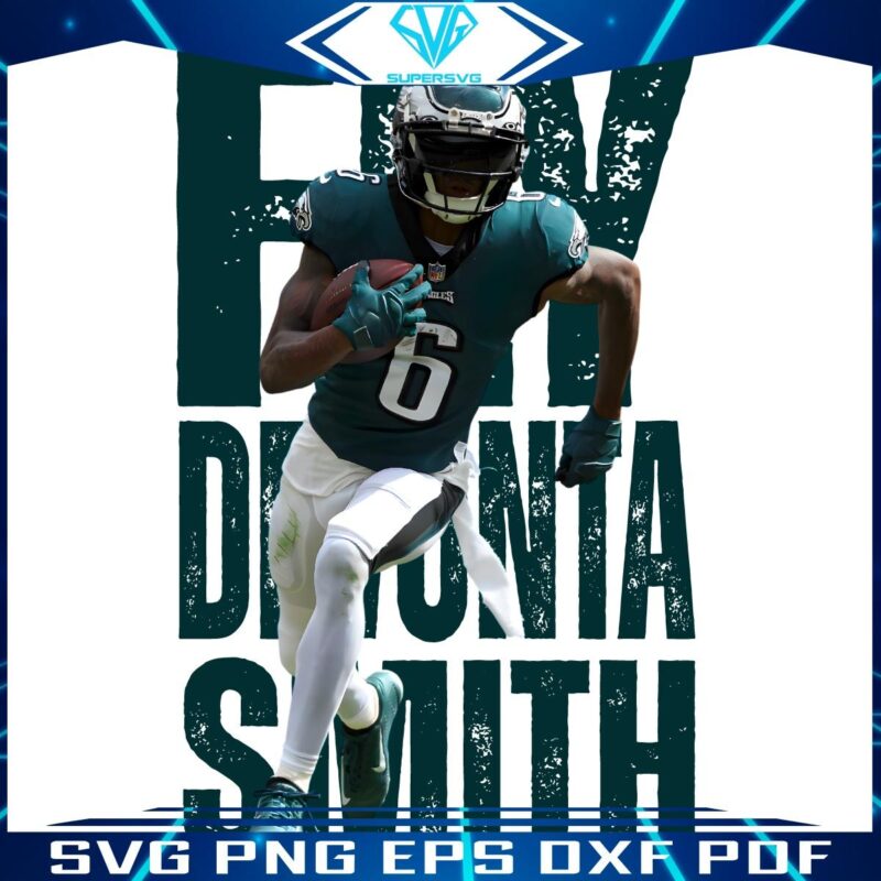 Fly High with DeVonta Smith Eagles Super Bowl LIX SVGPNG