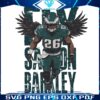 Fly High with Saquon Barkley Philly Eagles Football PNG