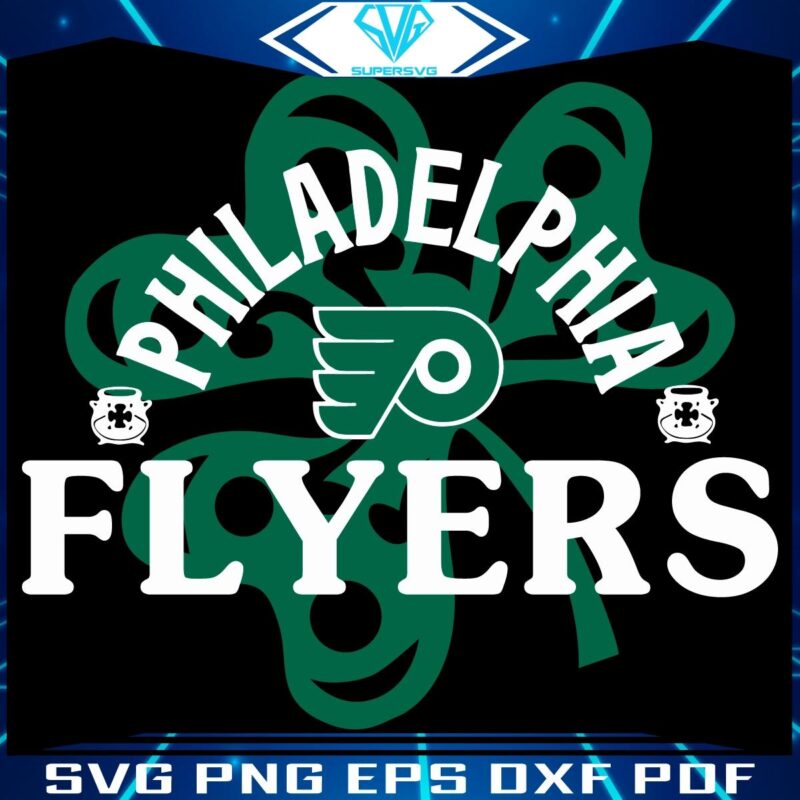Flyers St Patricks Day Shamrock SVG in Richmond