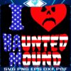 Haunted Mound Love American Flag SVG Design