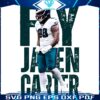 Jalen Carters Eagles Soar to Super Bowl LIX Glory PNG