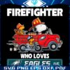 Just A Firefighter Who Loves NFL Philadelphia Eagles Peanuts PNG