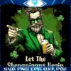 Kick Off the Shenanigans St Paddys Jewish Man Beer PNG