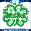 Lucky Teacher St Patricks Day Shamrock Pencil PNG