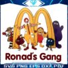 McDonalds Logo Parody Ronads Gang in PNG Format