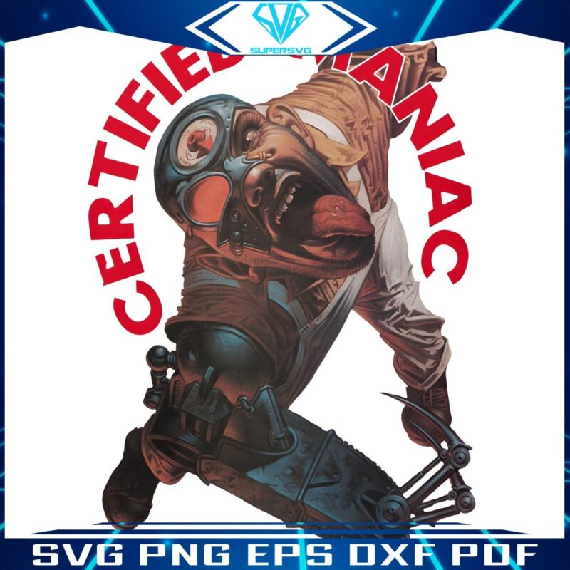 Mean Machine Maniac 2000 AD Certified in PNG