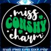 Miss Conshy Charm St Patricks Day SVG