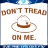 National Parks Ranger Hat Design Dont Tread On Me SVG