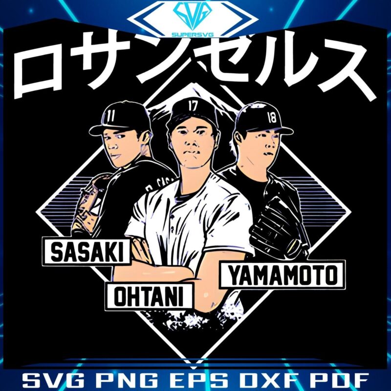 Ohtani Yamamoto Sasaki Dodgers Star Trio in PNG