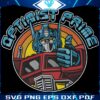 Optimus Prime Gives Thumbs Up Vintage PNG Style