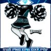 Philadelphia Eagles Cheerleader PNG for Girls Midnight Green Delight