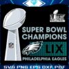 Philadelphia Eagles LIX Super Bowl Chapions NFL Football SVG