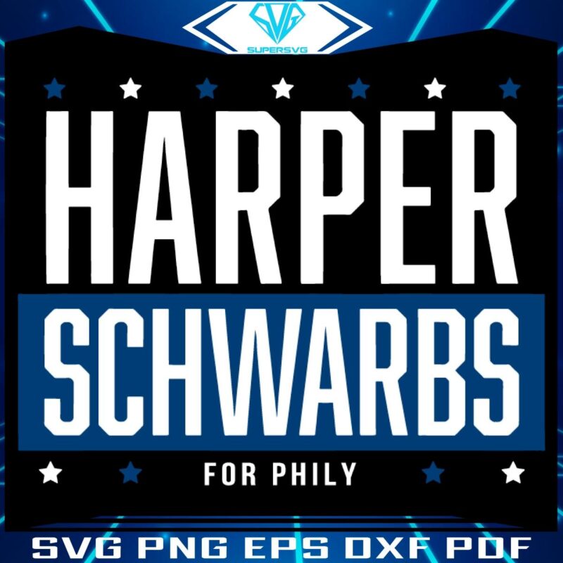 Philly Power Duo Harper Schwarber SVG Design