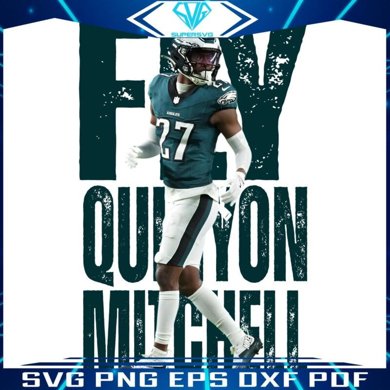 Quinyon Mitchell Soars Eagles Super Bowl LIX PNG