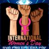 Raise Your Hand for Womens Day March 8 SVG