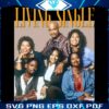 Retro 90S Living Single Television Sitcom Cast Poster PNG
