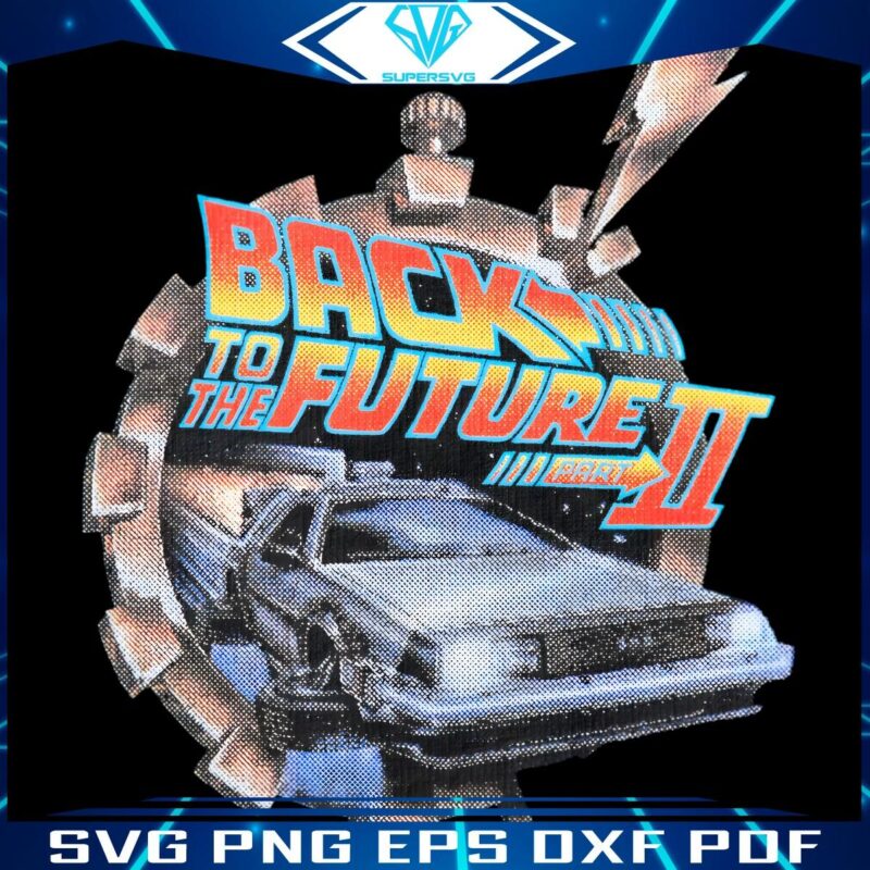 Retro Back to the Future II Logo in PNG Format