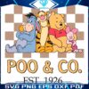 Retro Cartoon Pooh And Friends Magical Kingdom PNG