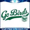 Retro Go Birds Words Champions Super Bowl Ring SVG