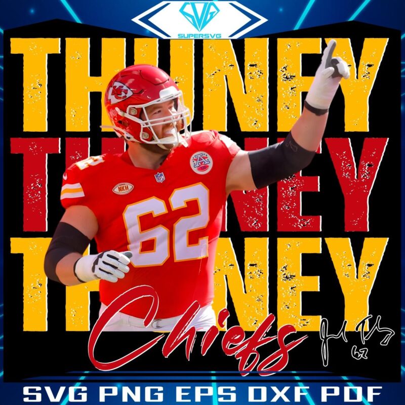Retro Joe Thuney 62 Chiefs Football Stars PNG