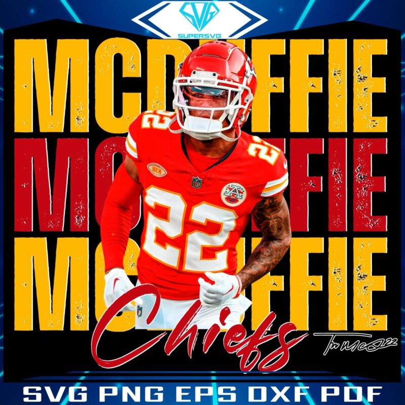 Retro Trent McDuffie 22 KC Chiefs Football Stars PNG
