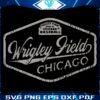 Retro Wrigley Field 2025 Chicago Baseball SVG Design