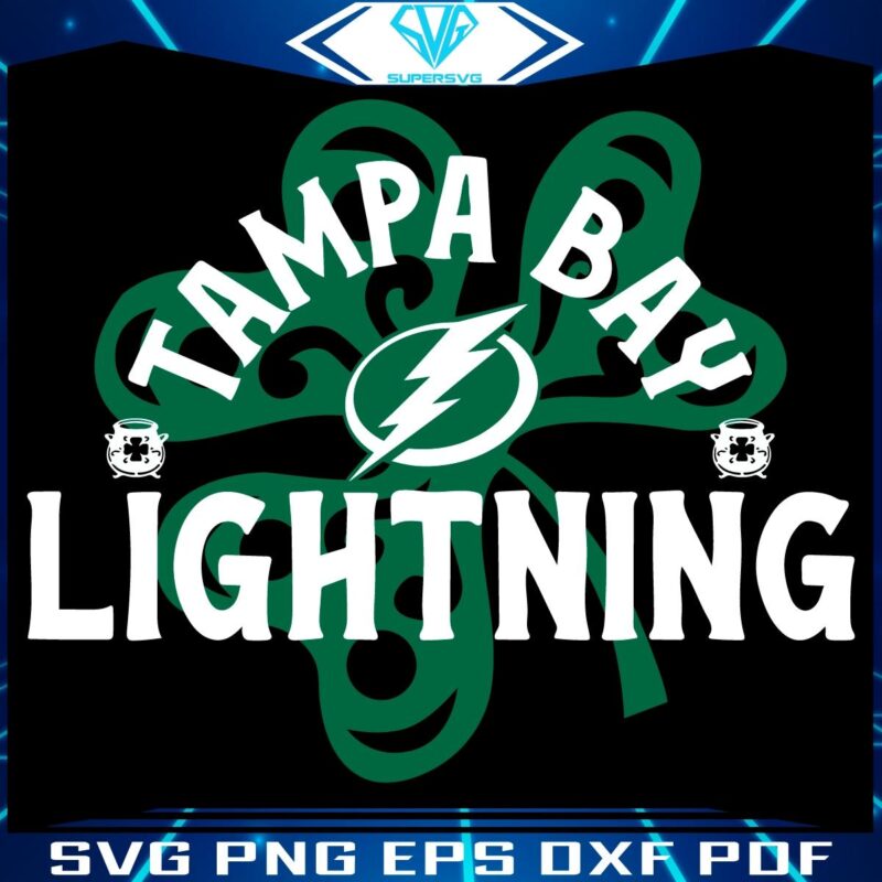 Richmond Shamrock SVG Tampa Bay Lightnings St Patricks Day Flair