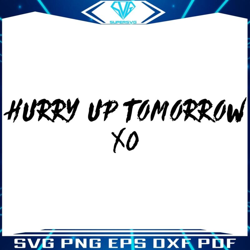 Rush for Tomorrow The Weeknd Albums XO SVG